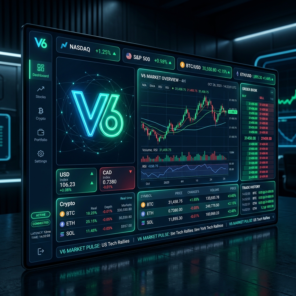 V6 Trading OS Hero